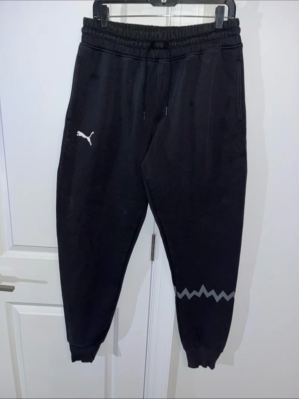 Lamelo Phoenix puma basketball Black mens track suit pants sweatpants M tapered